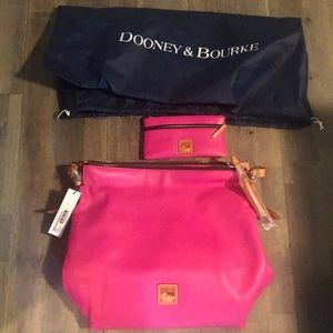 Dooney & Bourne Fuchsia McKenzie Hobo
